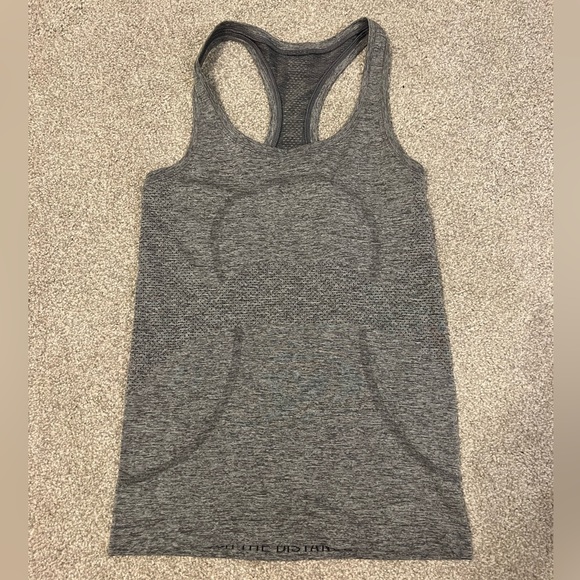 Gray Lululemon Swiftly Tech Racerback Tank Top 2.0 - Picture 1 of 4